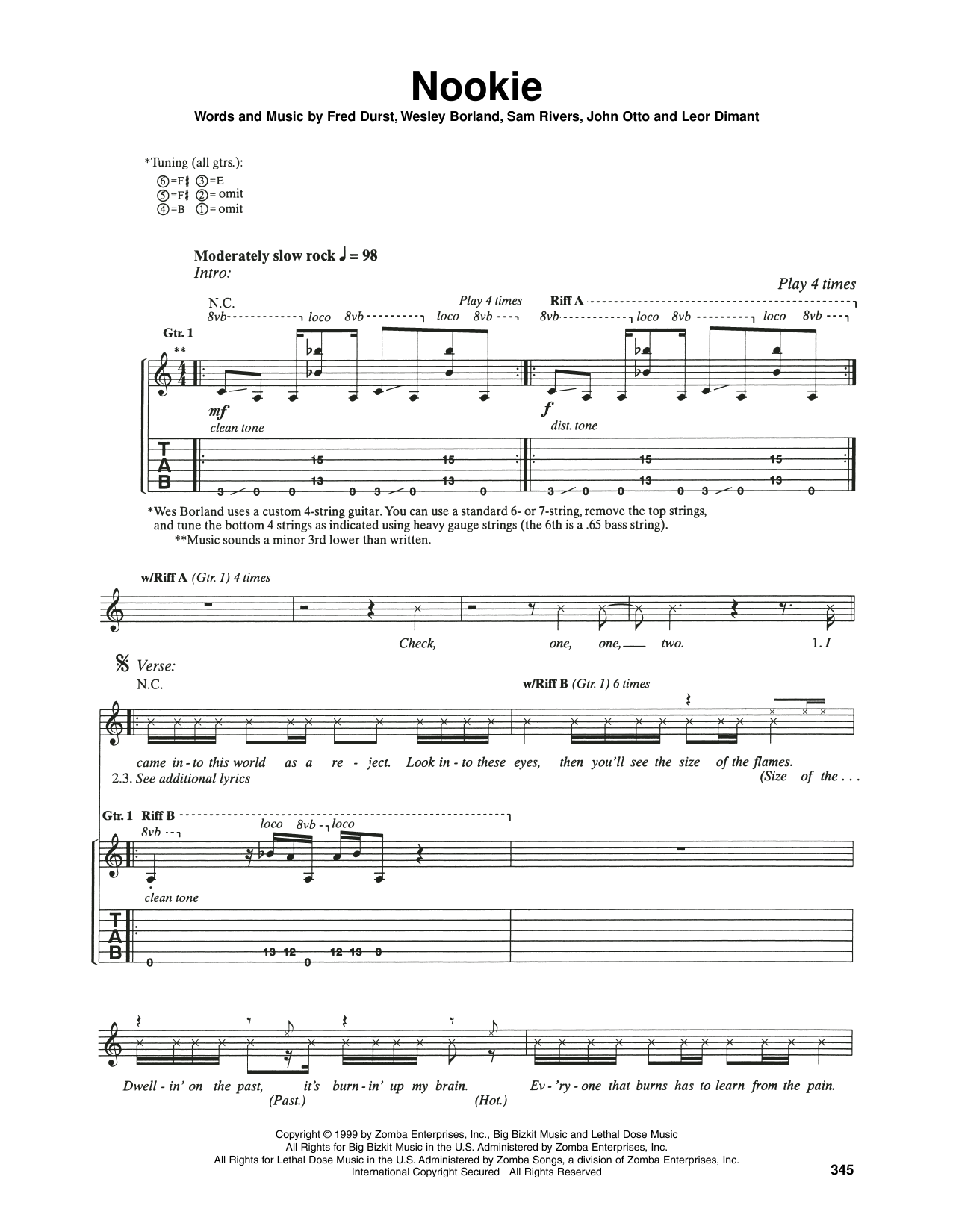 Produktbild zu:  Nookie - Limp Bizkit