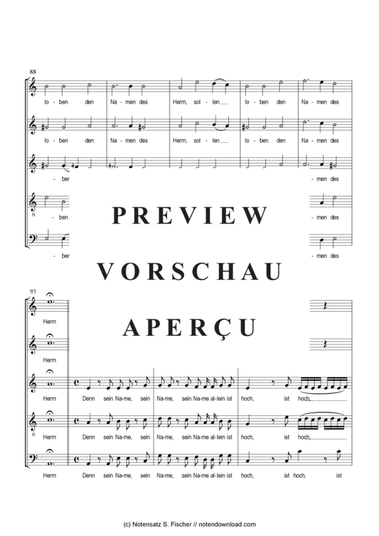 Product gallery: Page 11 of 21 Lobet den Herrn auf Erden, ihr Menschenkinder , , (mixed choir)