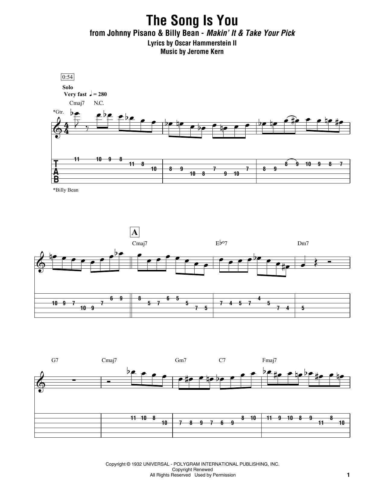Produktbild zu: The Song Is You