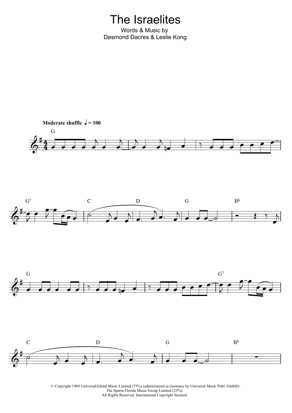 Product picture to:  The Israelites - Desmond Dekker