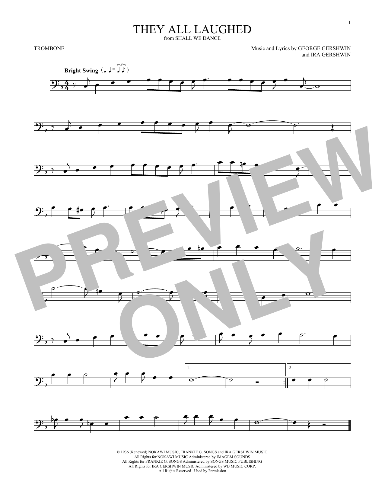 Product gallery: Page 1 of 1 They All Laughed, George Gershwin