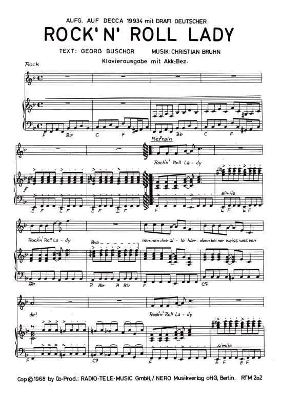 Produktbild zu: Rock'n'Roll LadyDrafi Deutscher