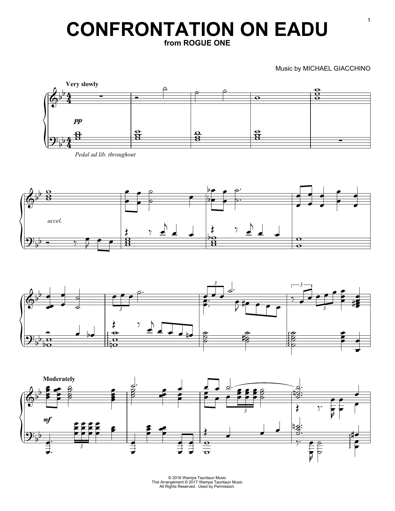 Product gallery: Page 1 of 1 Confrontation On Eadu, Michael Giacchino