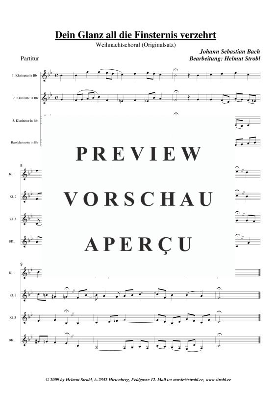 gallery: Dein Glanz all die Finsternis verzehrt, , Klarinettenquartett