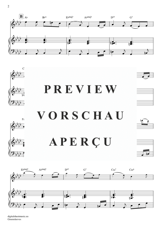 Product gallery: Page 3 of 4 Greensleeves, Simoni, Edward, Voice with Piano Accompaniment