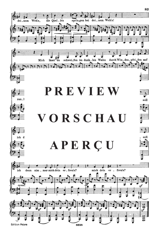 Product gallery: Page 5 of 5 Ueber Wildemann D.867, , Low Voice and Piano