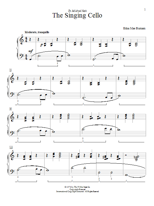 Produktbild zu: The Singing Cello