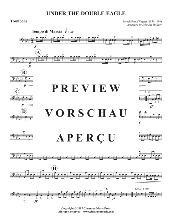 Produktgalerie: Seite 9 von 9 Under the Double Eagle , , (Blechbläserquartett)