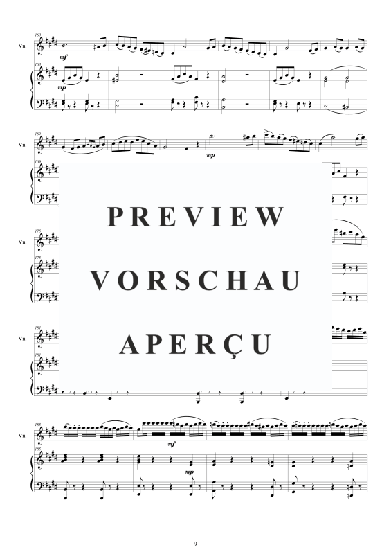 Produktgalerie: Seite 10 von 11 Streichquartett Nr. 2 in E-Dur, , Violine und Klavier