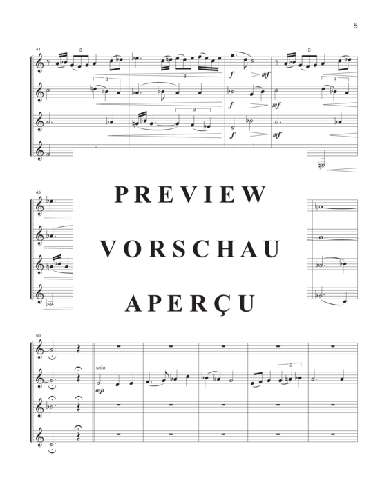 Product gallery: Page 8 of 21 Levi´s Dream , , (2 clarinets in B flat, alto clarinet in E flat/soprano in B flat and bass clarinet in B flat)