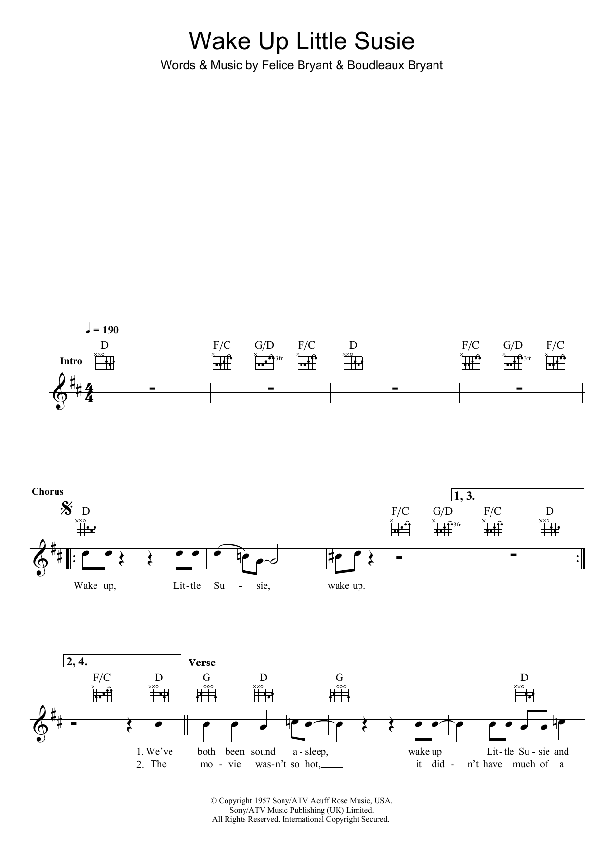 Produktbild zu: Wake Up Little Susie