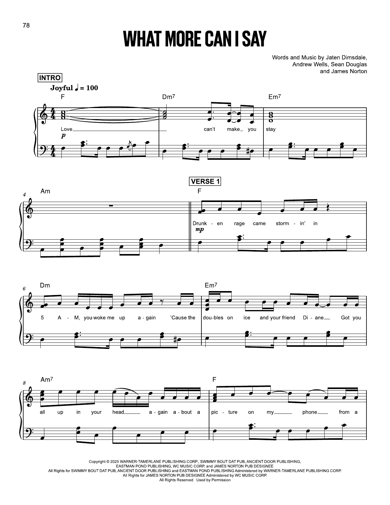 Produktgalerie: Seite 1 von 1 What More Can I Say, Teddy Swim