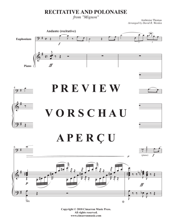Product gallery: Page 3 of 21 Recitative and Polonaise , , (euphonium + piano)
