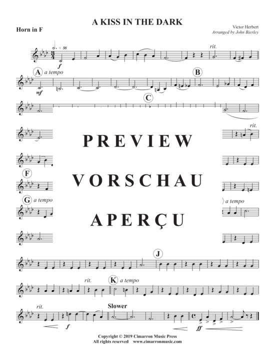 Produktgalerie: Seite 9 von 11 A Kiss in the Dark , , (Blechbläser Quintett)