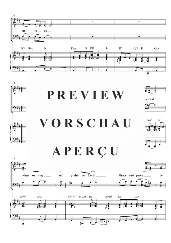 Produktgalerie: Seite 7 von 8 Proem (Grace and Peace), , Gemischter Chor SAB und Klavier