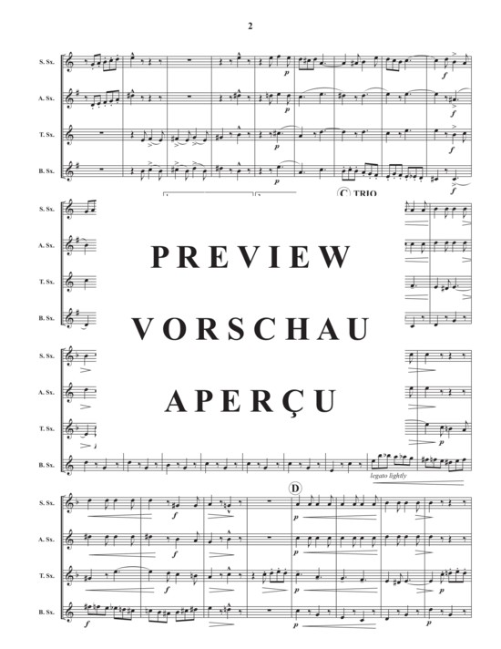 Product gallery: Page 4 of 14 Panama Pacific , , (Saxophone Quartet SATB)