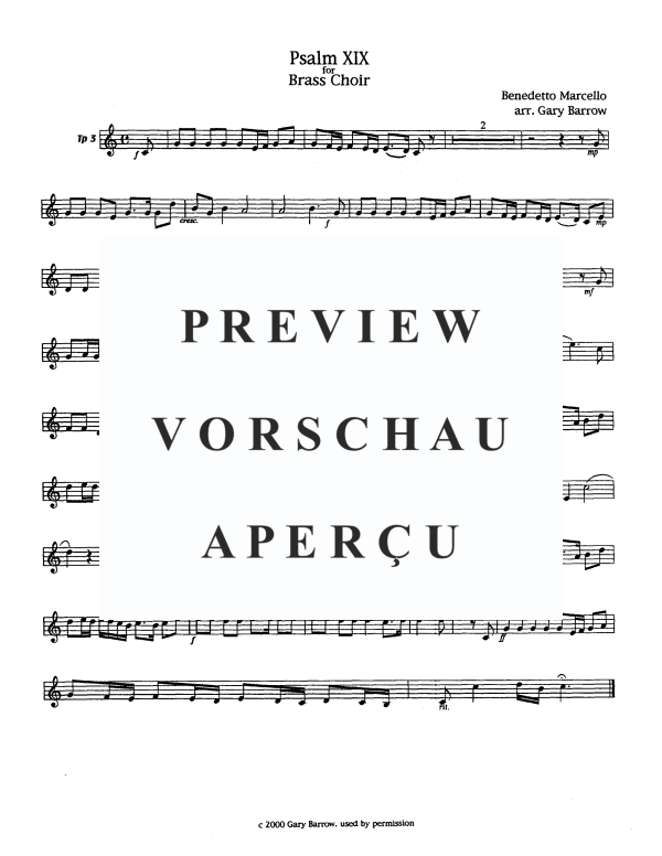 Product gallery: Page 10 of 11 Psalm XIX, , Brass Ensemble