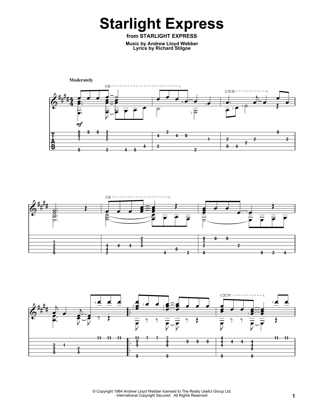 Produktbild zu: Starlight Express