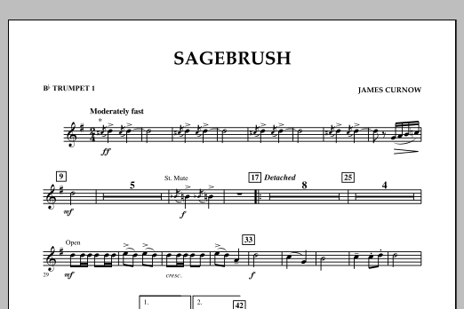 Produktbild zu:  Sagebrush - Bb Trumpet 1 - 