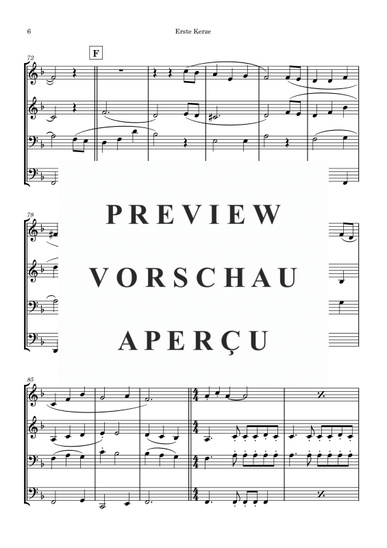 gallery: Adventskranz, , Blechbläser Quartett