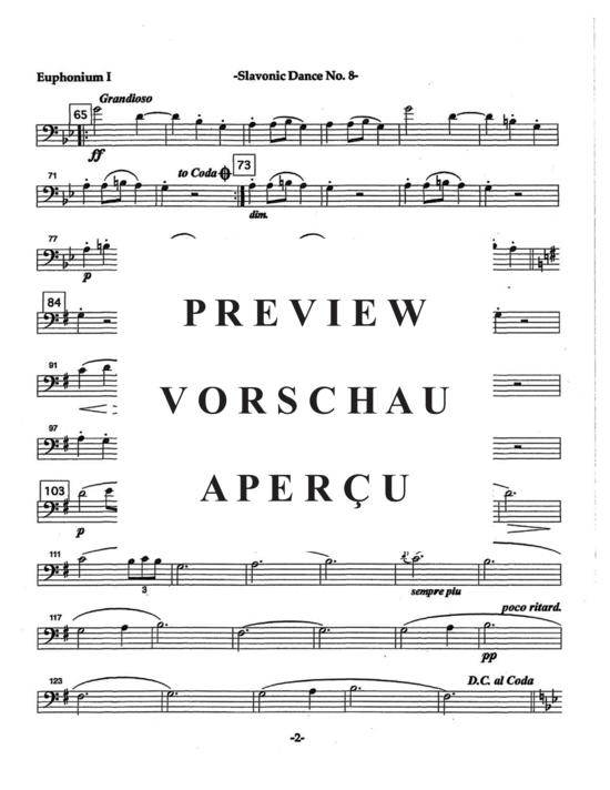 Product gallery: Page 20 of 21 Slavonic Dances Op. 46 No. 8 , , (Tuba Quartett EETT)