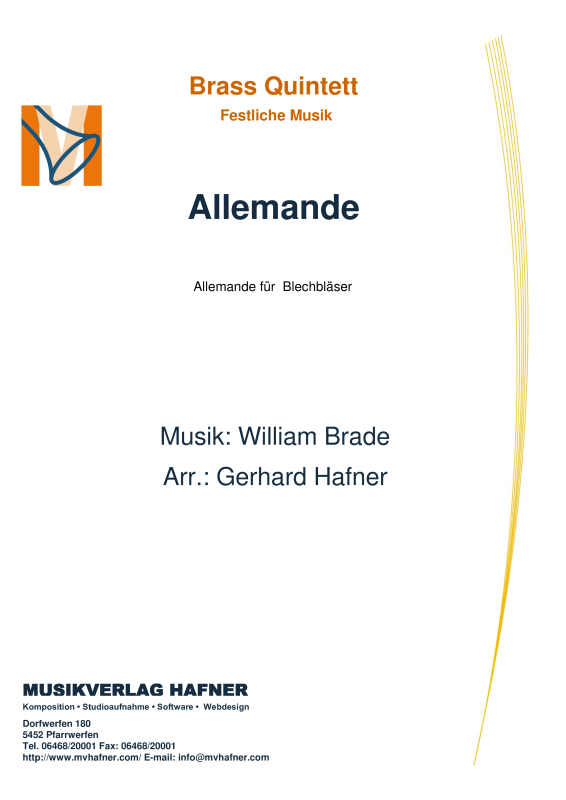 Produktbild zu: AllemandeWilliam Brade