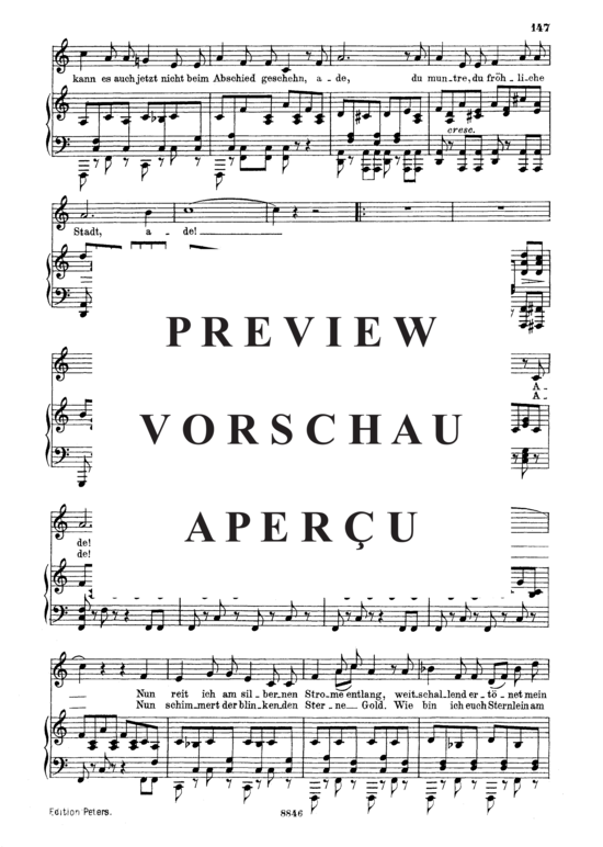 gallery: Abschied D.957-7 (Schwanengesang), , Gesang mittel und Klavier