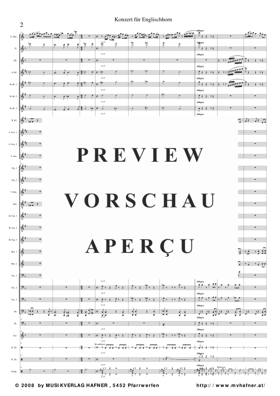Product gallery: Page 7 of 11 Solo für Englischhorn und Blasorchester, , (large wind orchestra)