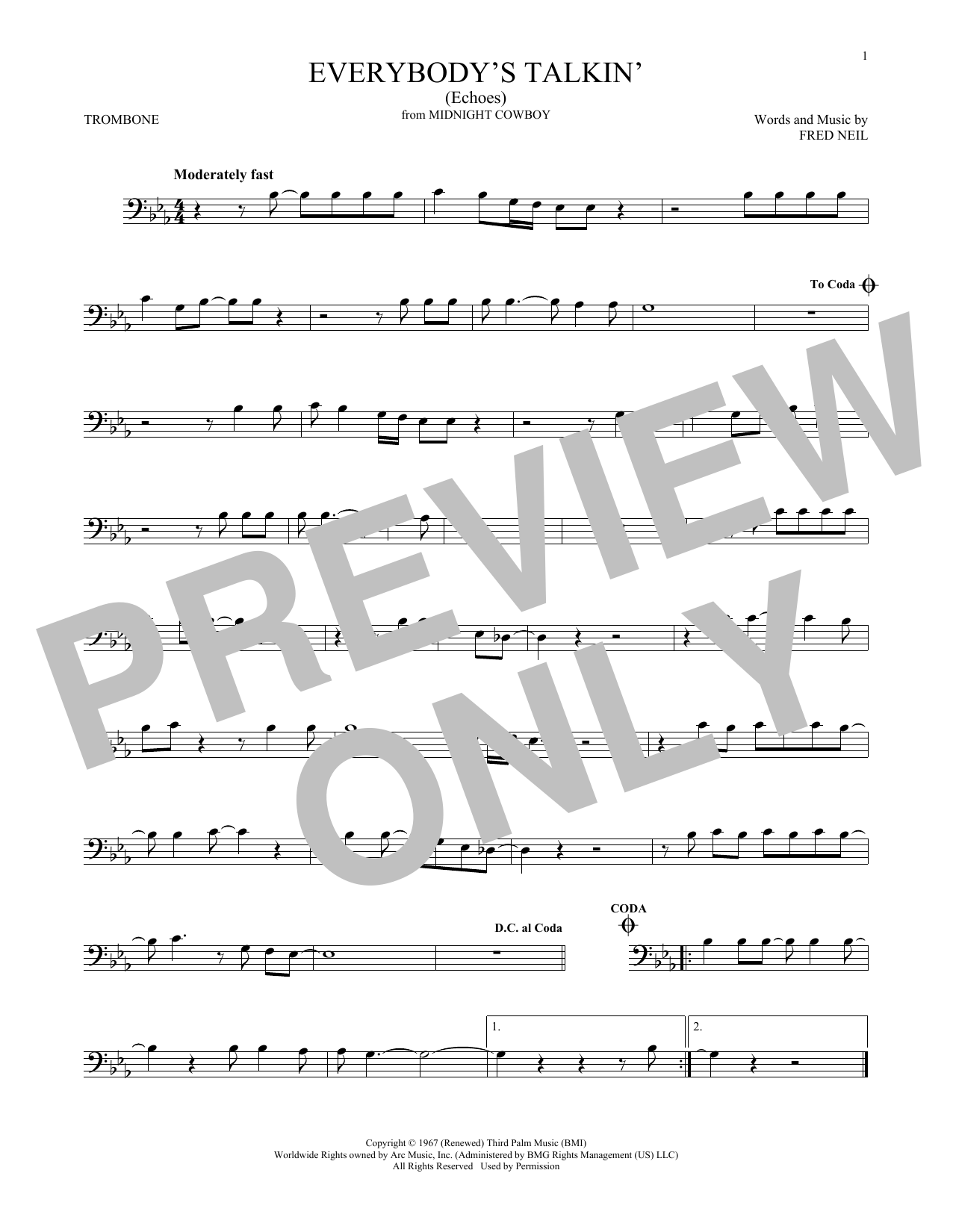 Product gallery: Page 1 of 1 Everybody's Talkin' (Echoes), Harry Nilsson