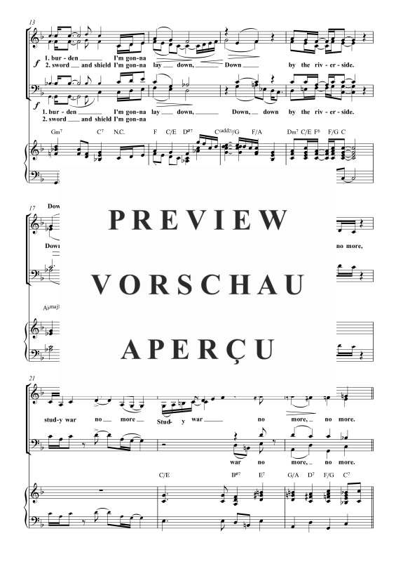 Produktgalerie: Seite 7 von 9 Study War No More, , Gemischter Chor und Klavier