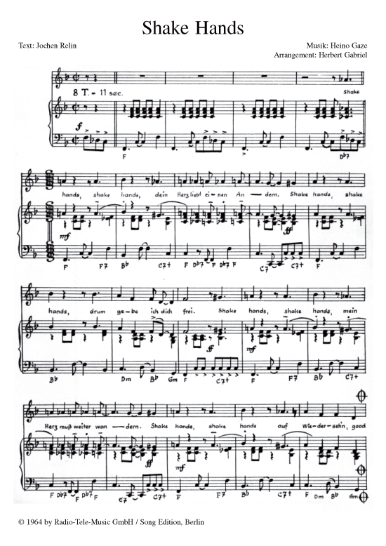 Produktbild zu: Shake HandsDrafi Deutscher