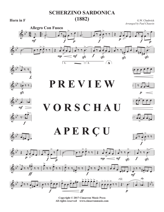 Product gallery: Page 18 of 21 Scherzino Sardonica (1882) , ,  (Brass quintet)