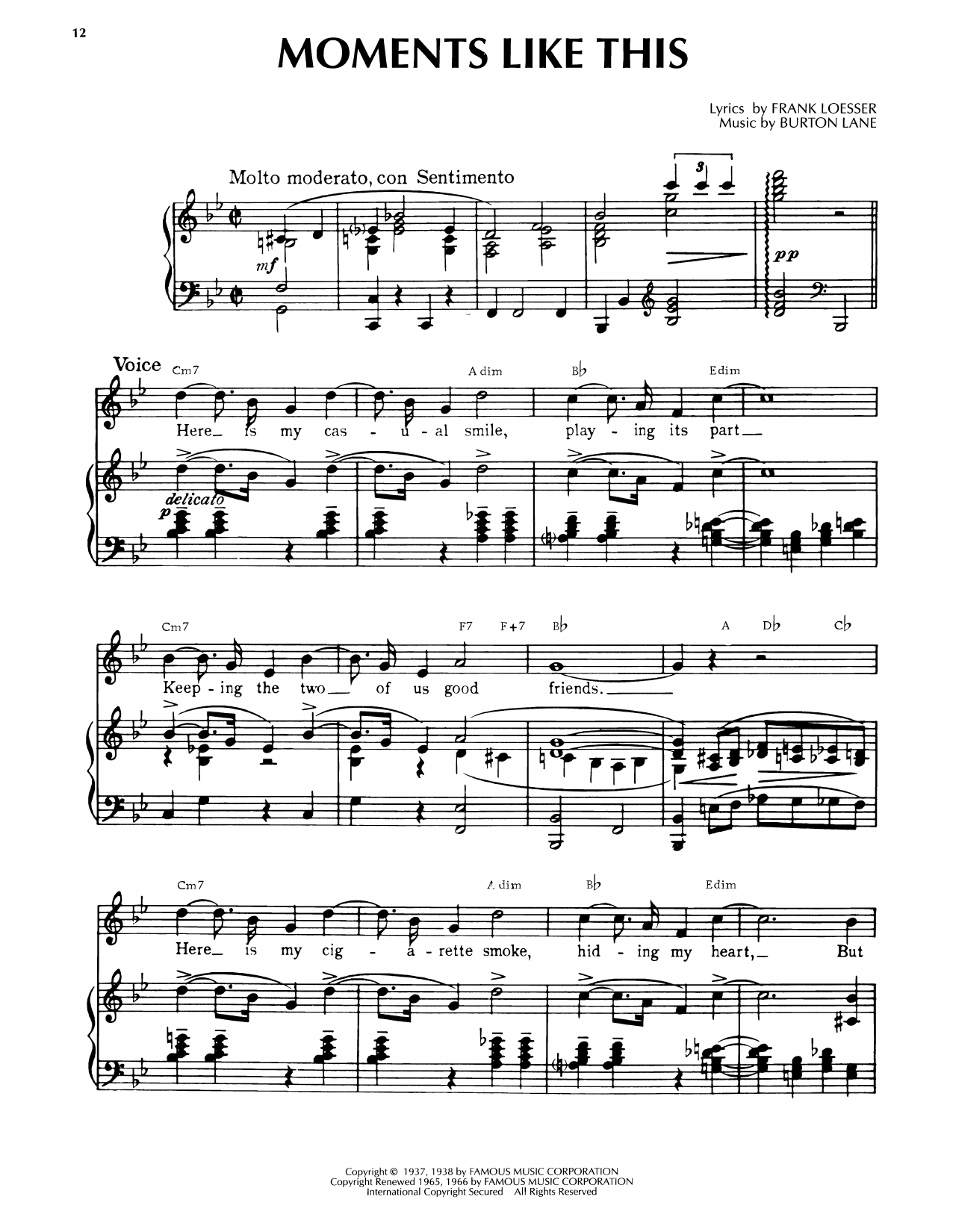 Produktbild zu: Moments Like This (from College Swing)