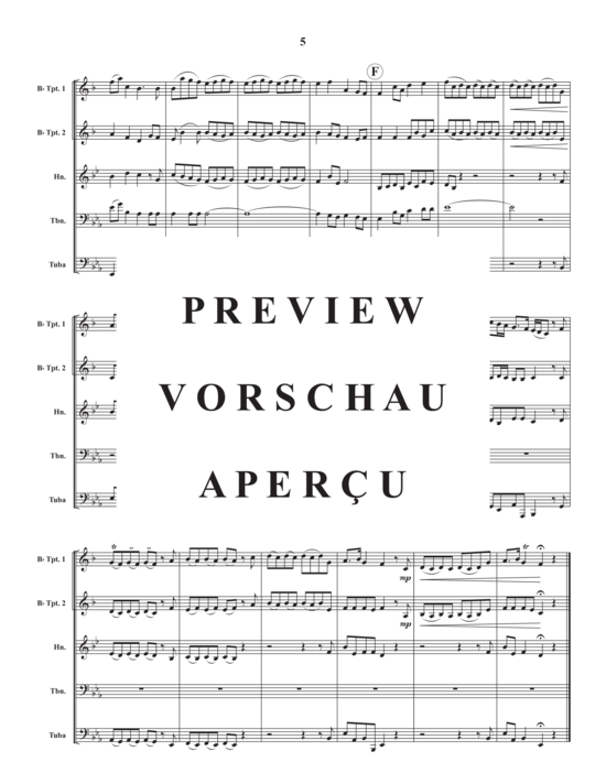 Produktgalerie: Seite 7 von 17 Every Valley Shall Be Exalted , , (Blechbläser Quintett)