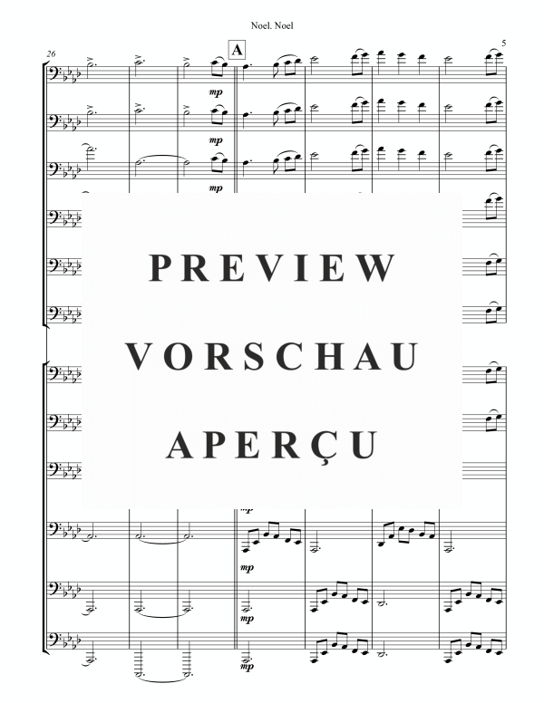 Produktgalerie: Seite 9 von 11 Noel, Noel, , (Tuba Ensemble EEEEEETTTTTT)