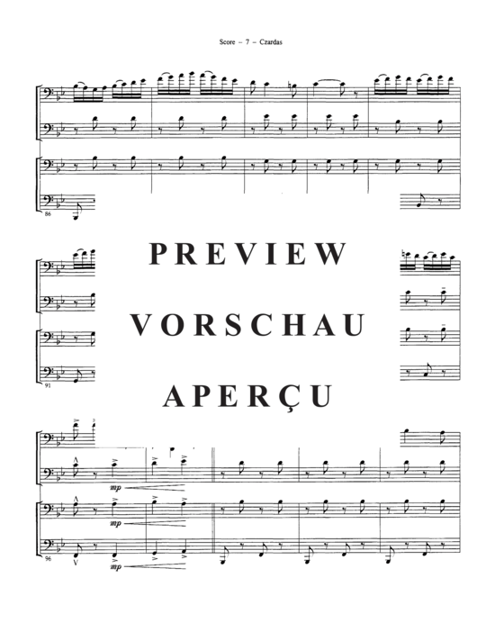 Product gallery: Page 9 of 18 Czardas , , (Tuba Quartett EETT)