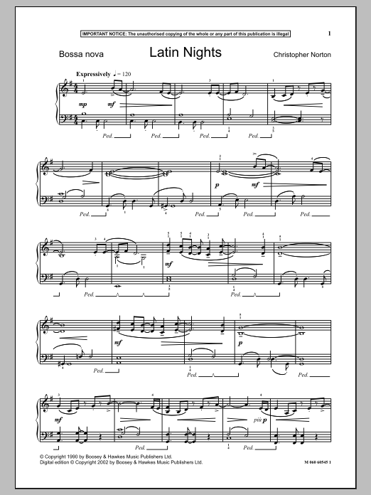 Product gallery: Page 1 of 1 Latin Nights, Christopher Norton