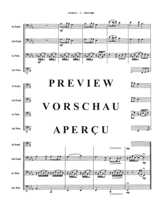 Product gallery: Page 4 of 8 Silent Night , , (Tuba Quartett EETT)