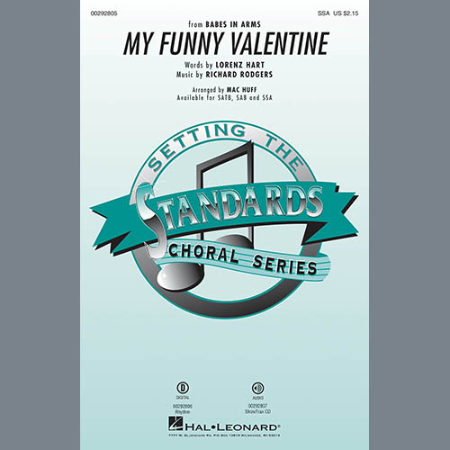 Product picture to: My Funny Valentine (arr. Mac Huff)