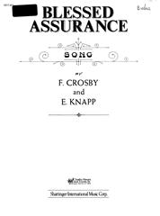 cover: Blessed Assurance, Phoebe Palmer Knapp