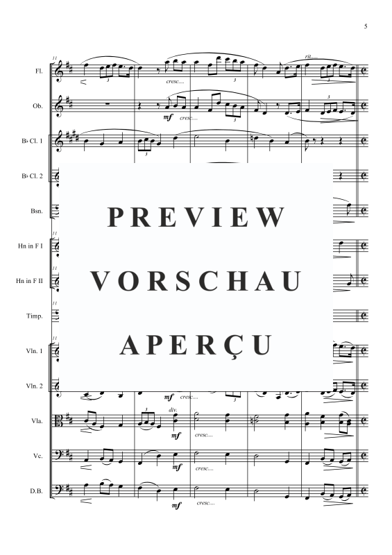 Produktgalerie: Seite 8 von 11 Lament for Youth, , Zwei irische Melodien für Orchester
