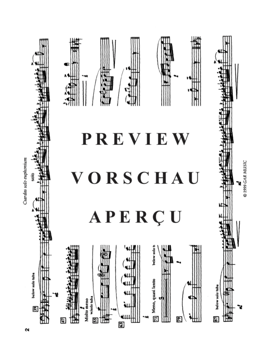 Produktgalerie: Seite 11 von 18 Csardas (Duet with Piano) , , Euphonium, Tuba und Klavier