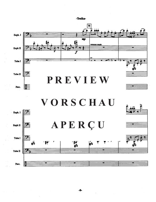 Product gallery: Page 13 of 21 Troika , , (Tuba Quartett EETT + opt. Percussion)