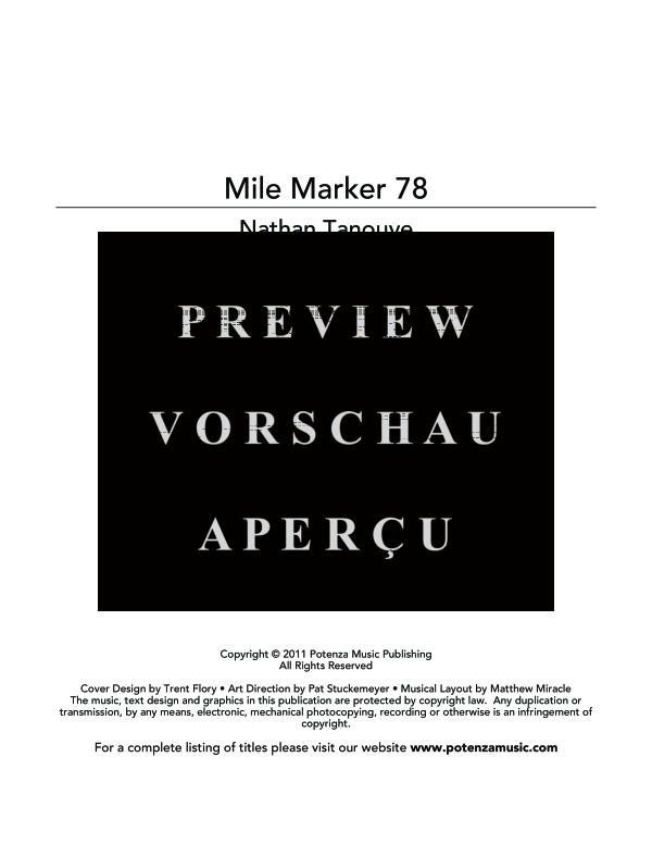 Produktgalerie: Seite 3 von 11 Mile Marker 78, , (Trio Sopran Saxophon, Tuba und Klavier)