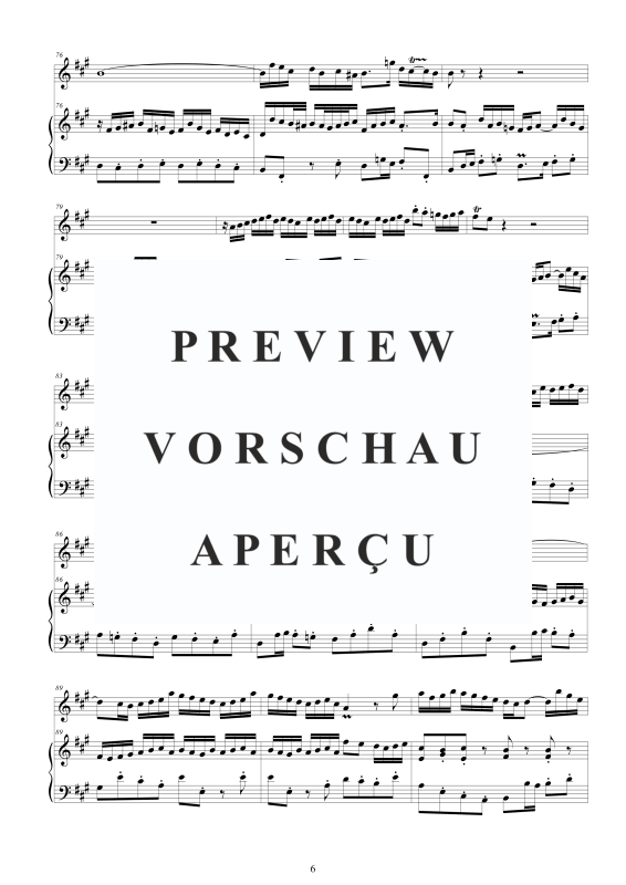 Produktgalerie: Seite 7 von 11 4 Flöten Sonaten BWV 1032-33-34-35, , Flöte und Cembalo