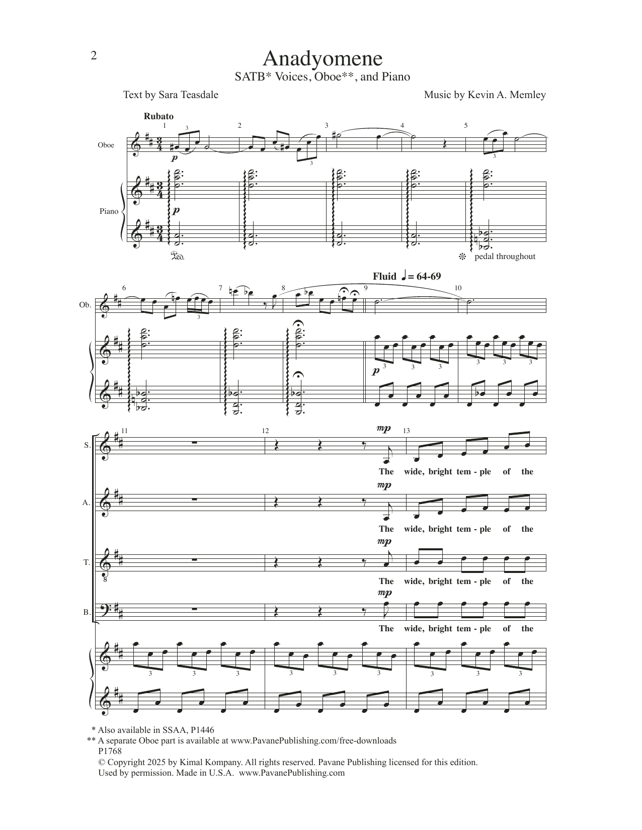 Produktbild zu: Anadyomene