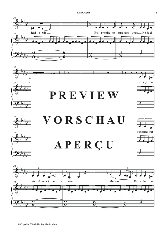 Produktgalerie: Seite 6 von 13 Dead Again , Martin, Billy Ray, Klavier und Gesang