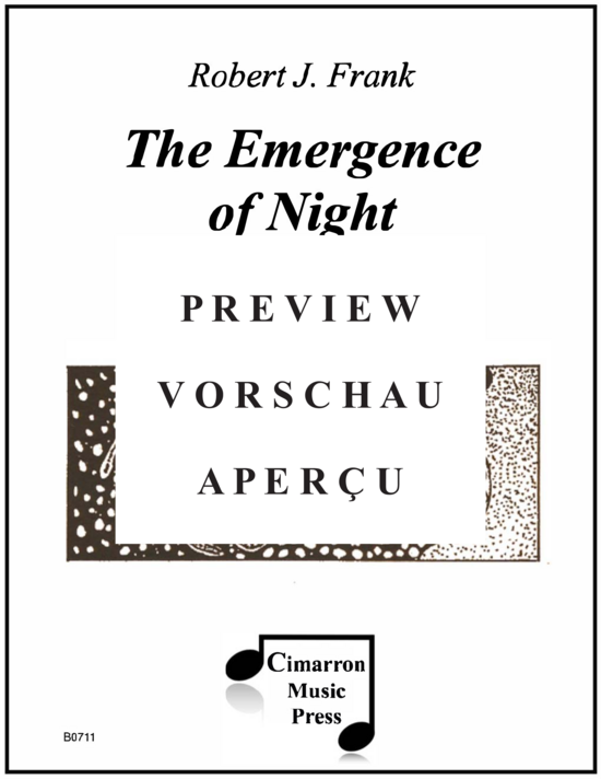 Product gallery: Page 12 of 15 Emergence of Night, The , , (flute and piano)