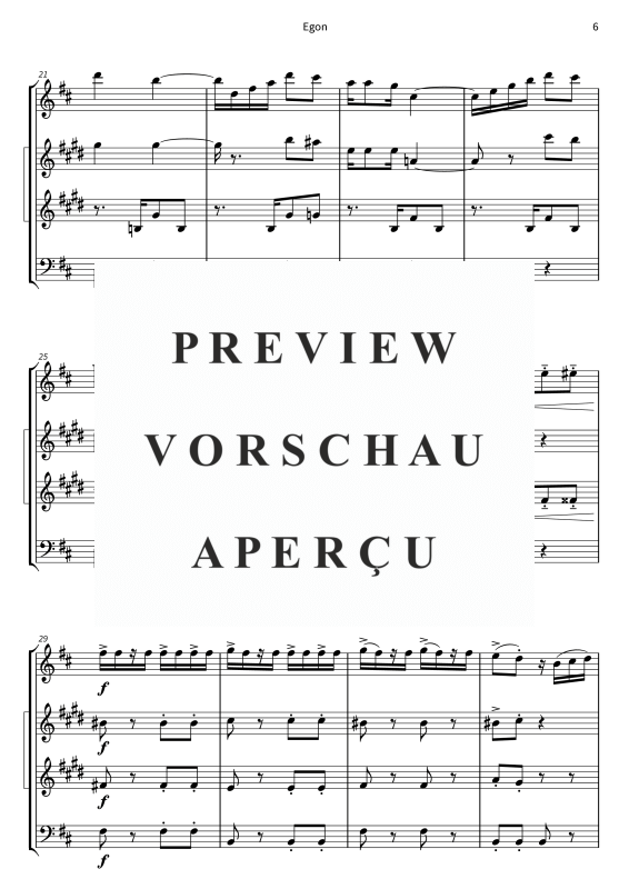 Product gallery: Page 8 of 11 Egon - Schwungvoller Tango-Schlager, Friedel Hensch & Die Cypres, Woodwind Quartet
