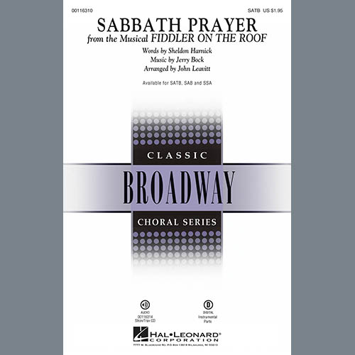 cover: Sabbath Prayer (from Fiddler On The Roof), Fiddler On The Roof (Musical)